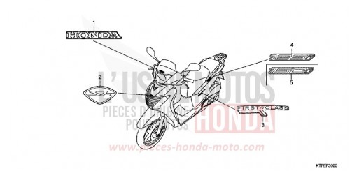 MARQUE/EMBLEME SH125C de 2012